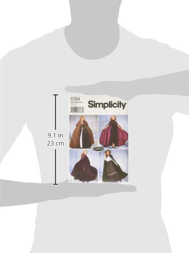 Simplicity Women's Cape Cosplay and Costume Sewing Patterns, Sizes XS-L