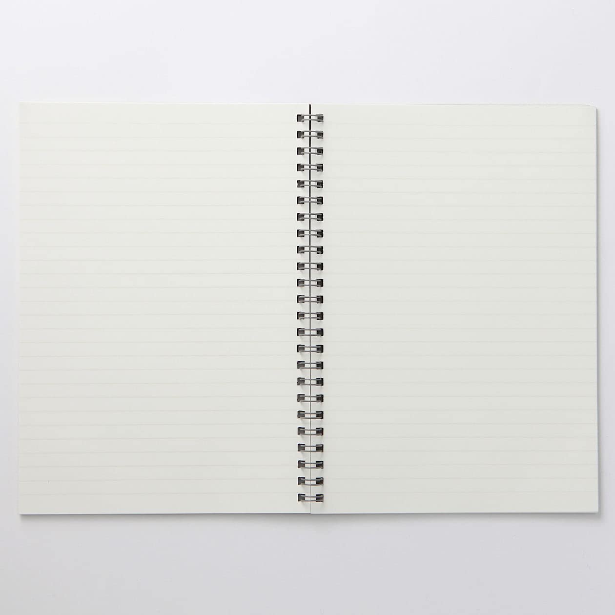 MUJI Planting Tree Paper Double Ring Notebook Ruled Grey A5