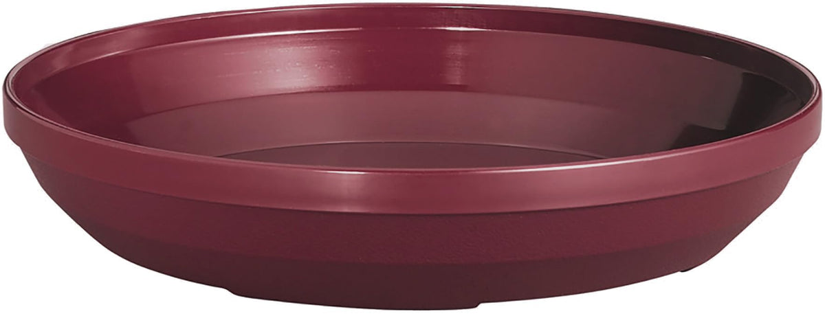 Cambro Bundle: 10 1/4" Low Profile Insulated Dome Plate Cover (MDSLD9487) Cranberry & 9-9/16 Thermal Pellet Underliner (MDSL9487) Cranberry