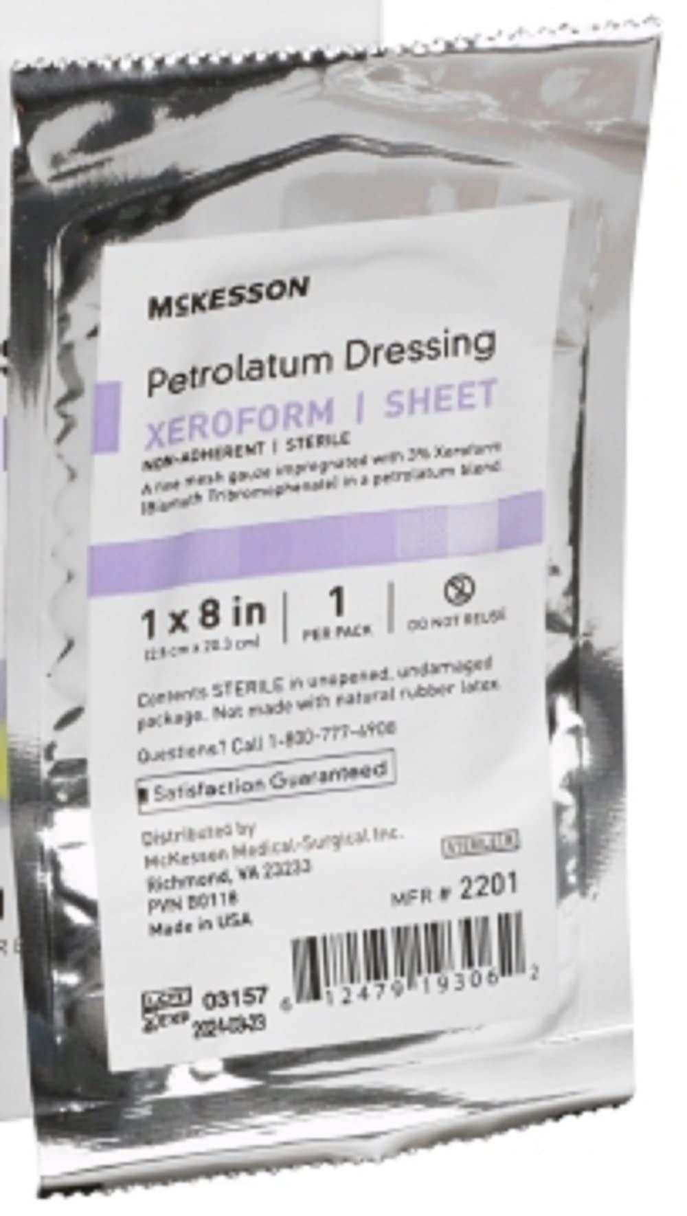 MCKSSN-XEROFORM-PATROLDRESS-1X8IN-8PACK