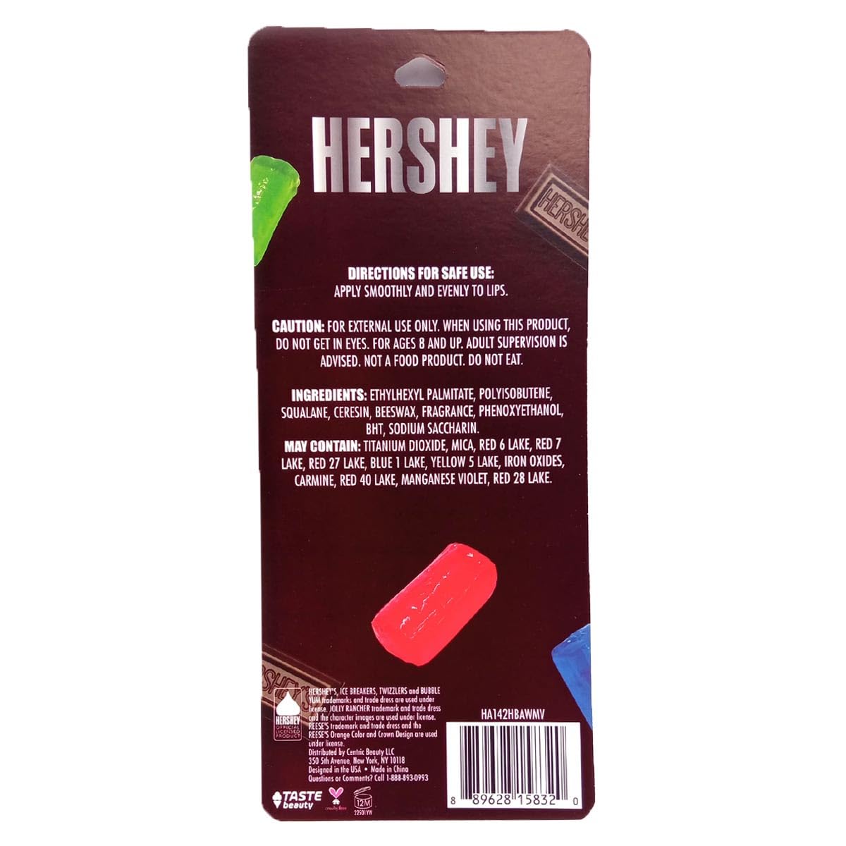 Taste Beauty Hershey Lip Balm (8ct)