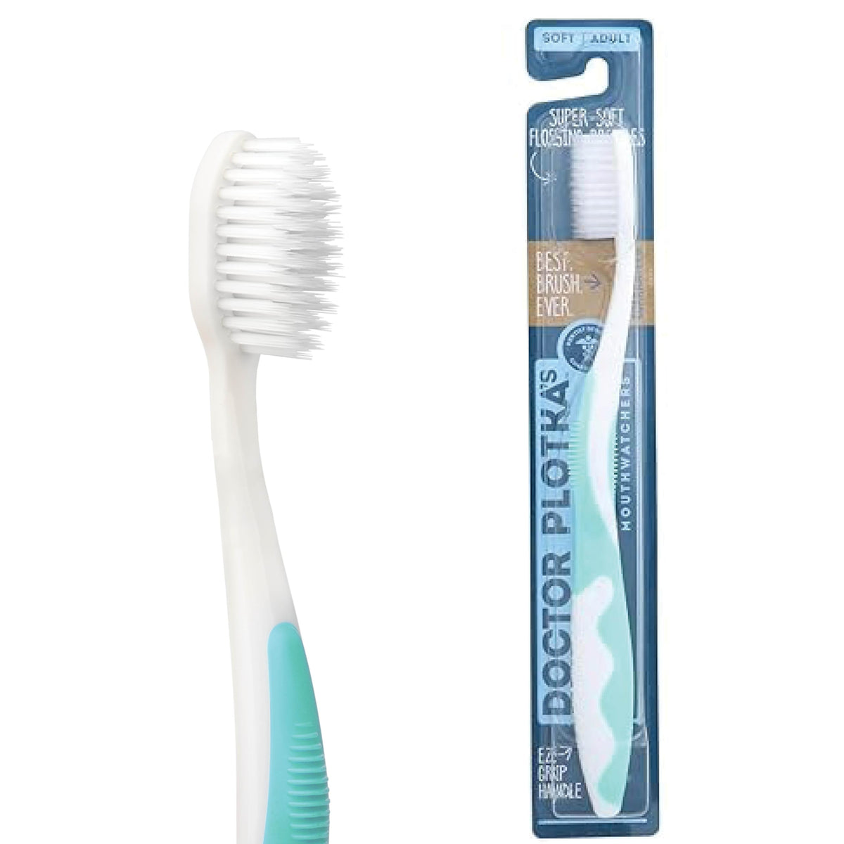 MOUTHWATCHERS-THBRSH-SOFT-TURQ-1PACK
