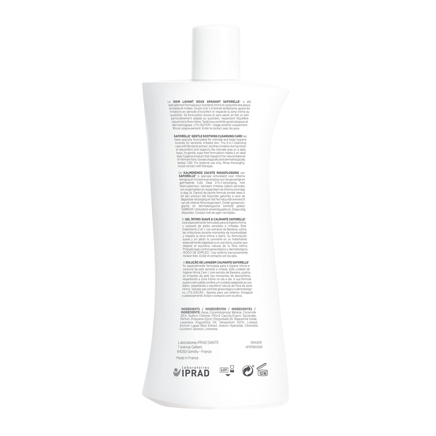 Saforelle Gentle Cleansing Care 2X500ml