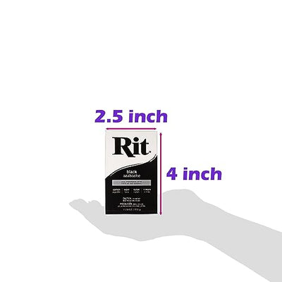 All Purpose Concentrated Rit Dye Powder Single Pack for Clothing, Décor, and Crafts – Multiple Colors