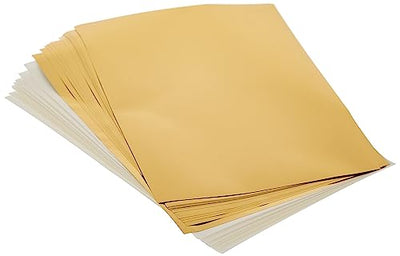 Cricut Gold | 10.1cm x 15.2cm (4" x 6") | 24 x Sheets | for use Foil Transfer Tool