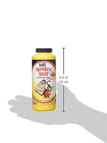Anti Monkey Butt Body Powder for Women and Men, Anti Chafing and Anti Itch Foot Powder with Calamine, Talc Free Hypoallergenic Formula, 8 oz