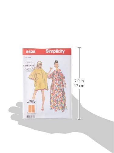 Simplicity S5628 Women's Vintage Caftan Sewing Pattern, Sizes 8-40