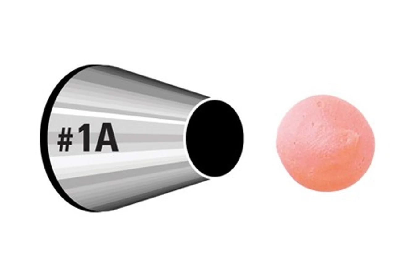 Wilton Decorating Tip-1A Round Carded, Package May Vary