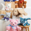 Simplicity SS9360OS UNDEFINED Stuffed Craft Adorable Plush 18" Bear, 12" Long Puppy and 10" Long Kitty are Super Easy to sew, White