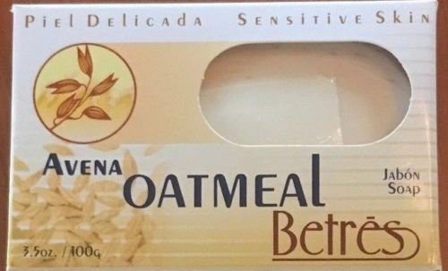 Betres Avena Oatmeal Bar Soap 3.5 oz for Sensitive Skin - 2-PACK