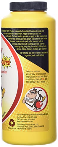 Anti Monkey Butt Body Powder for Women and Men, Anti Chafing and Anti Itch Foot Powder with Calamine, Talc Free Hypoallergenic Formula, 8 oz
