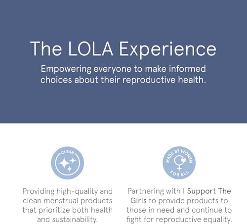LOLA Organic Cotton Unscented Tampons, Regular Absorbency - Natural Ingredients, Chlorine & Toxin Free, Powerful Leak Protection - BPA Free