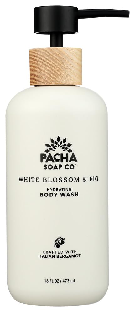 Pacha Soap White Blossom & Fig Body Wash, 16 FZ