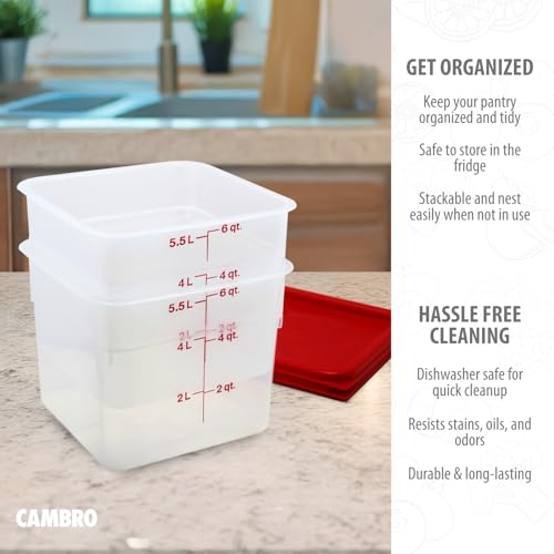 Cambro Food Storage Containers - Classic Series (Translucent)