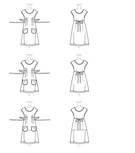 Simplicity SS9122A Women's Dress Sewing Pattern, Sizes XS-XL