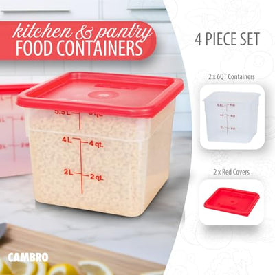 Cambro Food Storage Containers - Classic Series (Translucent)