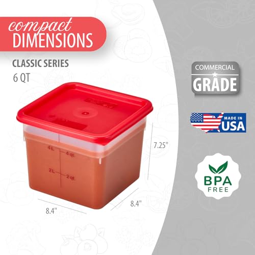 Cambro Food Storage Containers - Classic Series (Translucent)