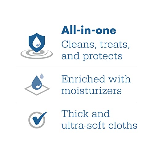 Comfort Shield Barrier Cream Cloths - 3 Cloths/pk - Incontinence Skin Care Wipes #7502