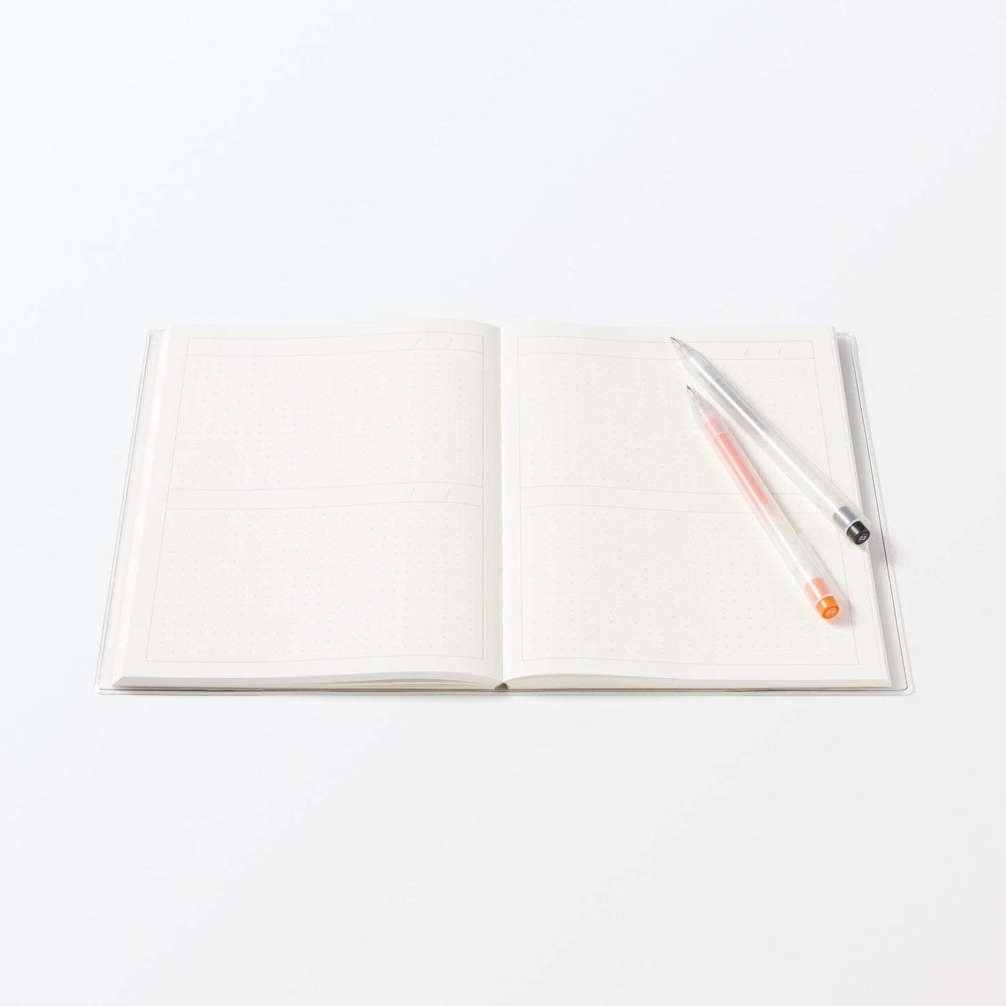 Muji Undated Schedule Notebook, Monthly/Daily