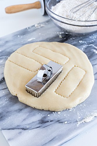 Fox Run Shortbread Cookie Cutter, 3-Inch, Stainless Steel