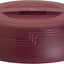 Cambro Bundle: 10 1/4" Low Profile Insulated Dome Plate Cover (MDSLD9487) Cranberry & 9-9/16 Thermal Pellet Underliner (MDSL9487) Cranberry