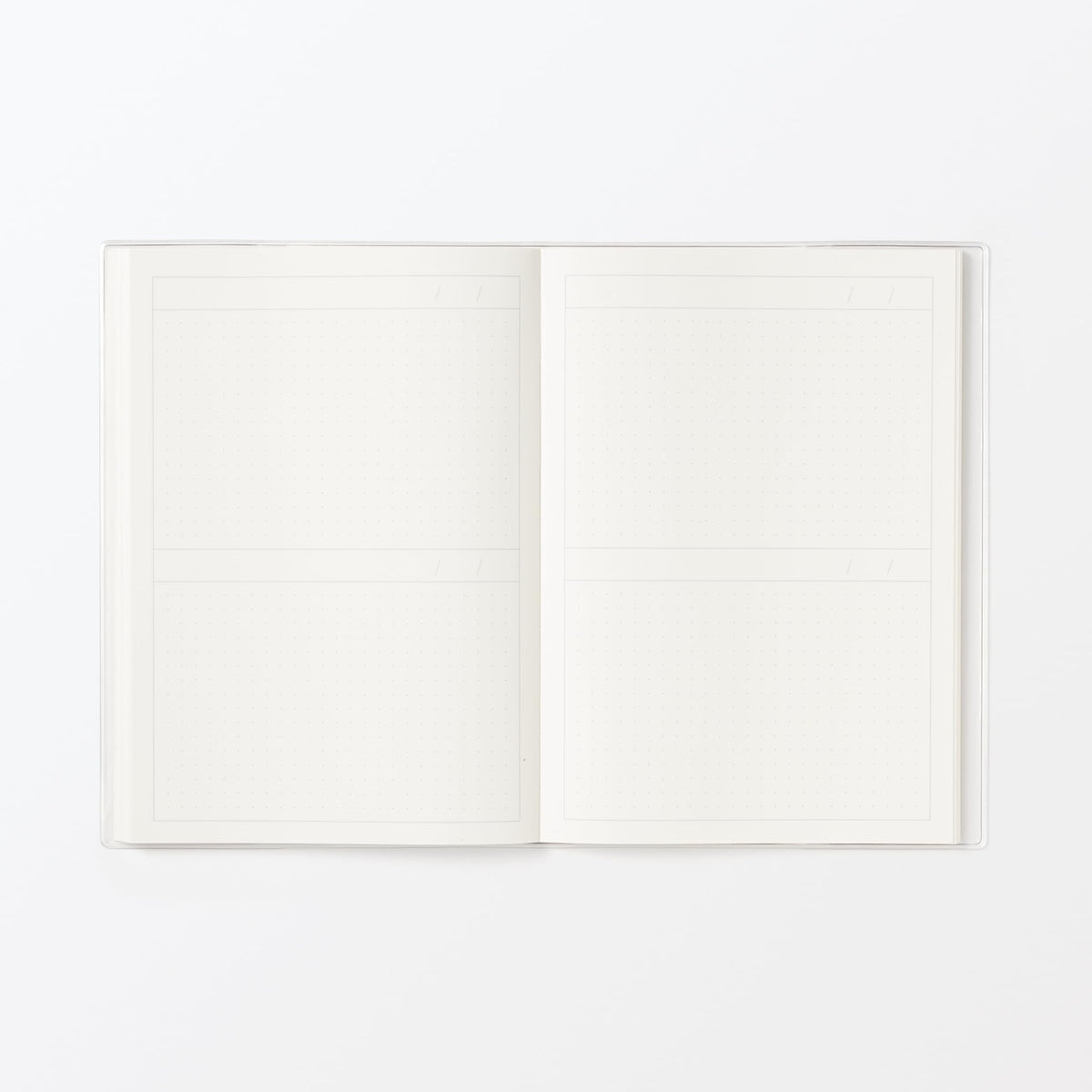 Muji Undated Schedule Notebook, Monthly/Daily