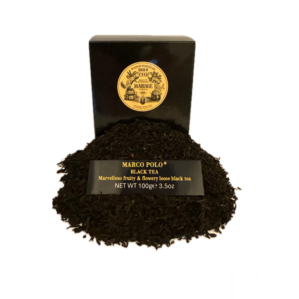 Mariage Freres, Marco Polo Black Tea 100g 3.5oz Loose Tea (1 Pack)