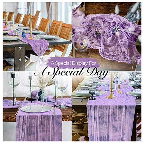 6 Pack Cheese Cloth Table Runners, 10 Foot Cheesecloth Table Runner, Table Runner Boho, Cheesecloth Table Runner 35x120
