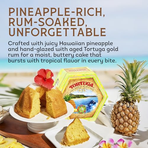 Tortuga Hawaiian Pineapple Rum Cake, 4 ounce