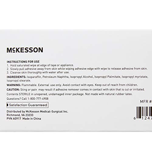 McKesson Adhesive Remover Wipe
