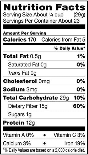 PureLiving Organic Sprouted Lentil Flour, Non-GMO, Kosher Pure Living 24 oz