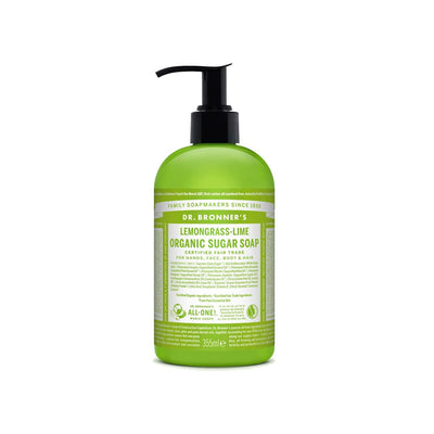 Dr. Bronner's - Organic Sugar Soap Lemongrass Lime 355 ml Black