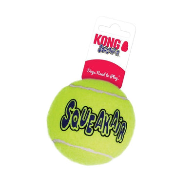 KONG Air Dog Squeaker Tennis Ball X-Large - 1 Pack - Pack of 4