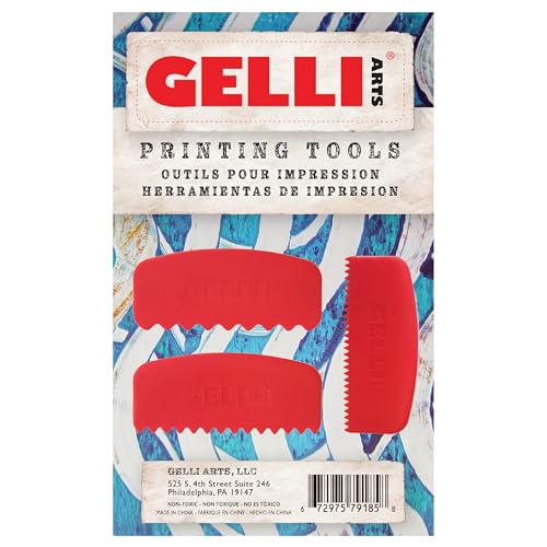 Gelli Arts Perfect Placement Tool - Paper Positioning Tool for Gelli Arts Gel Printing Plate, Clear Acrylic Alignment Gadget, Art Aid for Gel Printing, Printmaking Positioner