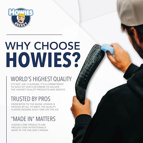 Howies Hockey Tape - 1 Pack Cloth Stick Tape - Multiple Color Options - Strong, Long-Lasting Grip for Hockey Stick, Lacrosse and Baseball
