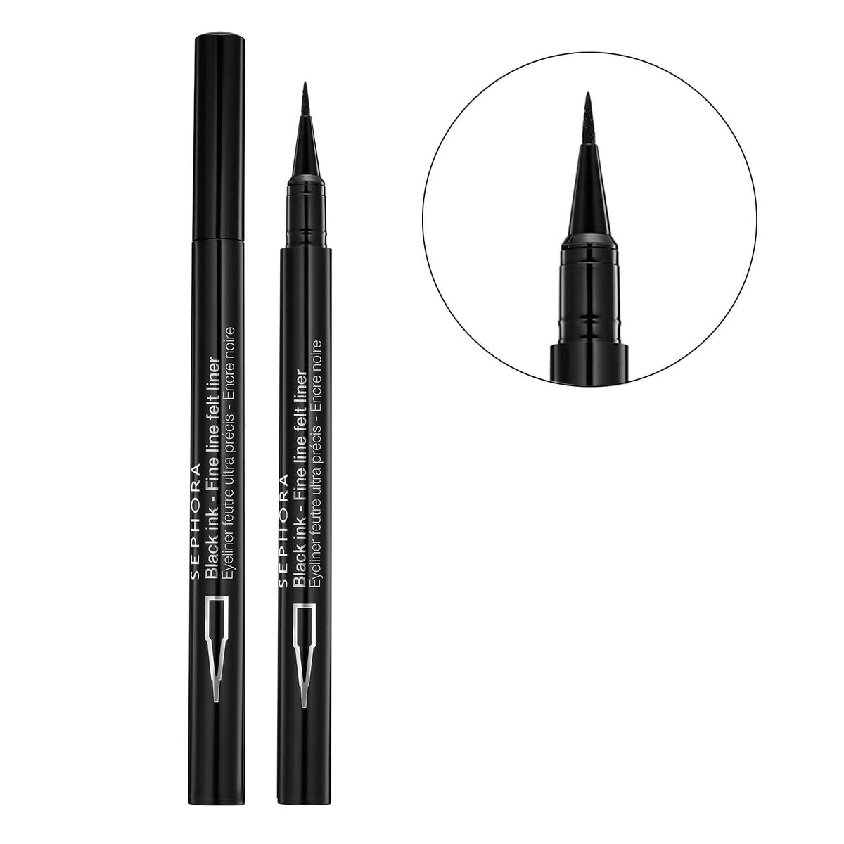 SEPHORA Collection Classic Line Felt Liner, Waterproof 12HR, Black ink