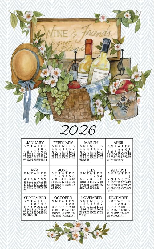 KAYDEE-CALENDTOWEL26-WINE-1PACK