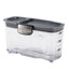ProKeeper+ By Progressive International Clear Plastic Airtight Food Baker's Kitchen Storage Organization Container Canister Set with Magnetic Accessories