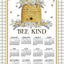 KAYDEE-CALENDTOWEL26-BEEKIND-1PACK