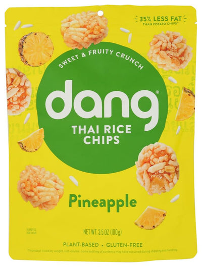 Dang, Chips Rice Thai Pineapple, 3.5 Ounce