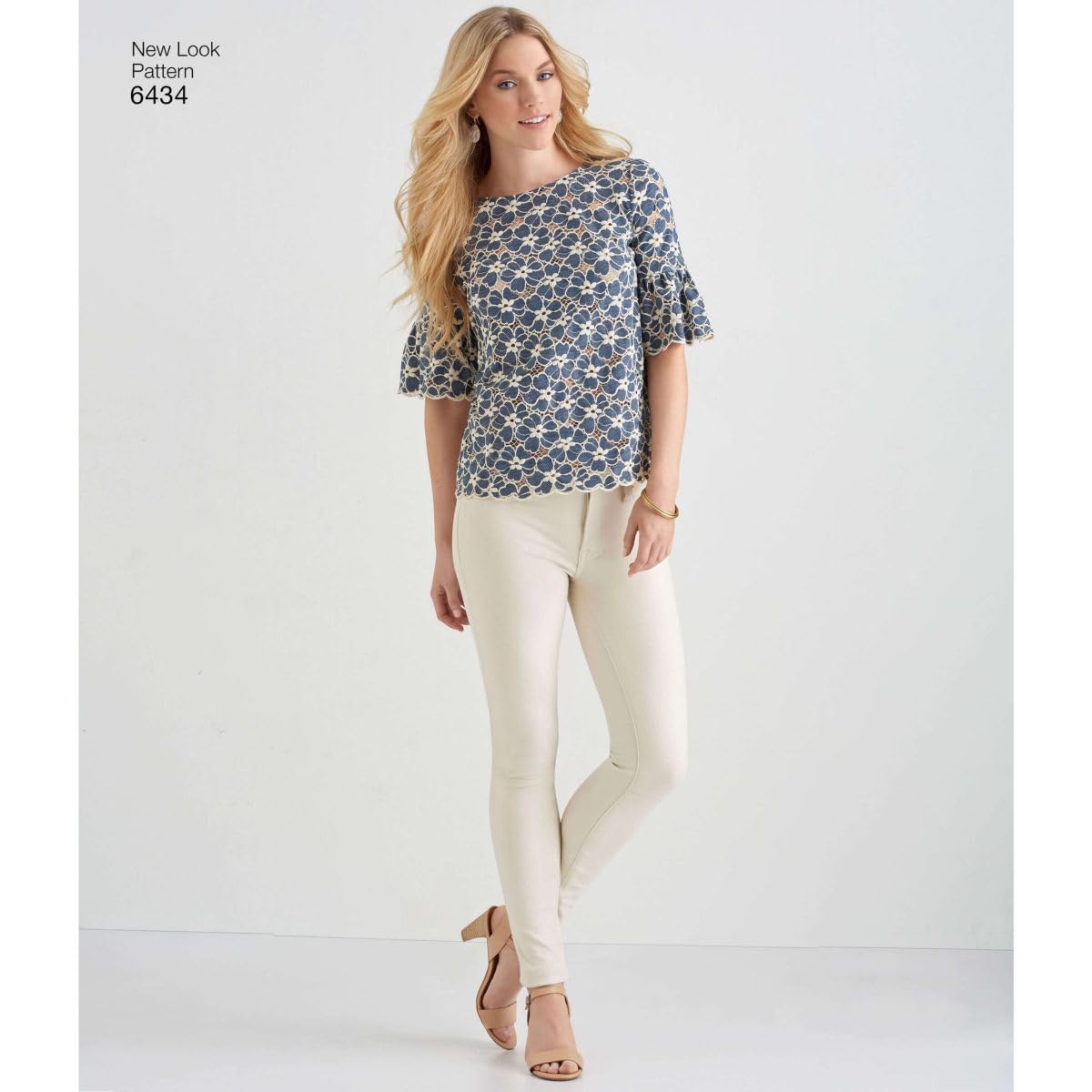 New Look Patterns Misses' Tops with Fabric Variations Size A (10-12-14-16-18-20-22) 6434