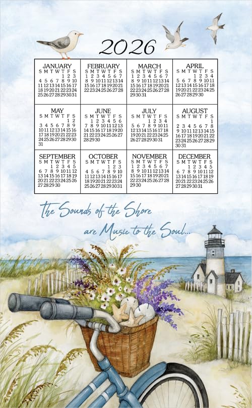 KAYDEE-CALENDTOWEL26-SEASHORES-1PACK