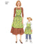 Simplicity Child and Adult Matching Apron Sewing Patterns, Sizes S-L