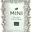 Studio Decor Bejeweled Silver Tone Metal Mini Picture Frame 2 X 3