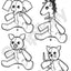 Simplicity S2613 Stuffed Animal Sewing Pattern, Elephant, Giraffe, Pig & Cat Plush Toys, One Size