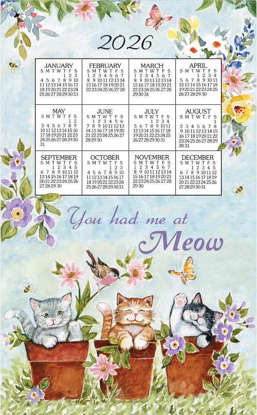 KAYDEE-CALENDTOWEL26-KITTIES-1PACK