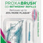 GUM Go-Betweens Proxabrush Refills Moderate [612] 8 Each (Pack of 2)