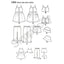 Simplicity S1453 Girls' Clothing Sewing Pattern, Easy-to-Sew Dress, Top, Pants, Shorts & Hat, Sizes 3-8