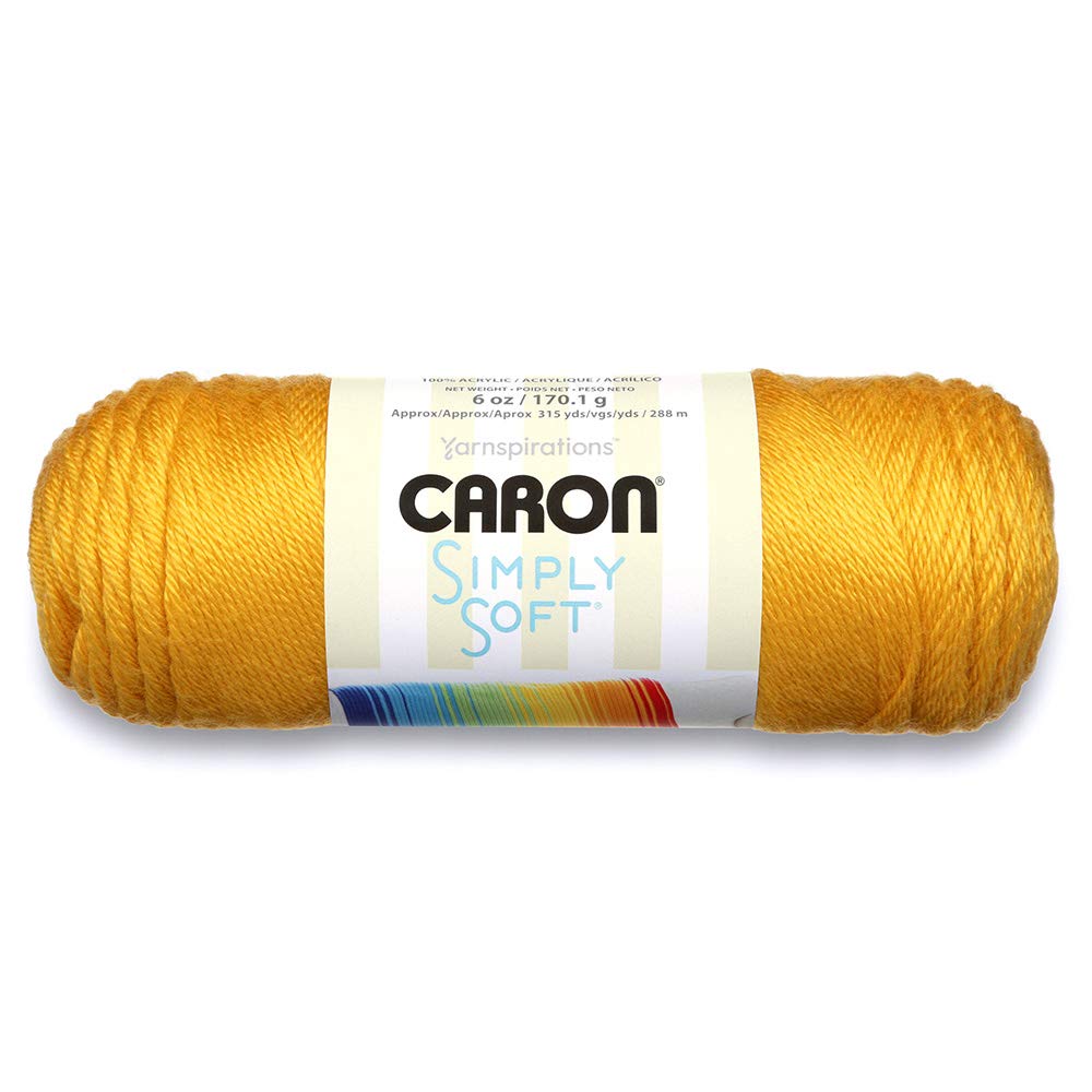 Caron Simply Soft Yarn, Gold