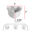 Fat Daddio's Anodized Aluminum Heart Cake Pans